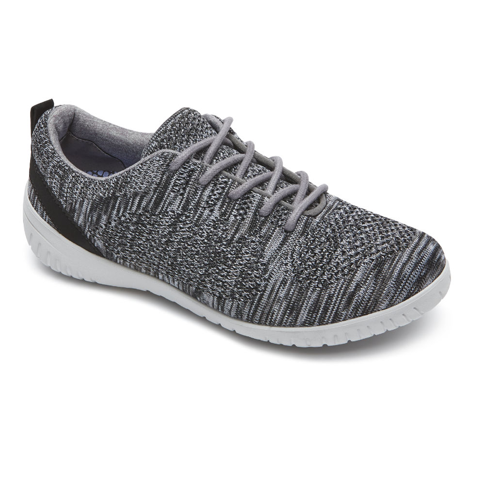 Tenis Rockport Mulher Cinzentas - Raelyn Knit Tie - 68072MFAG